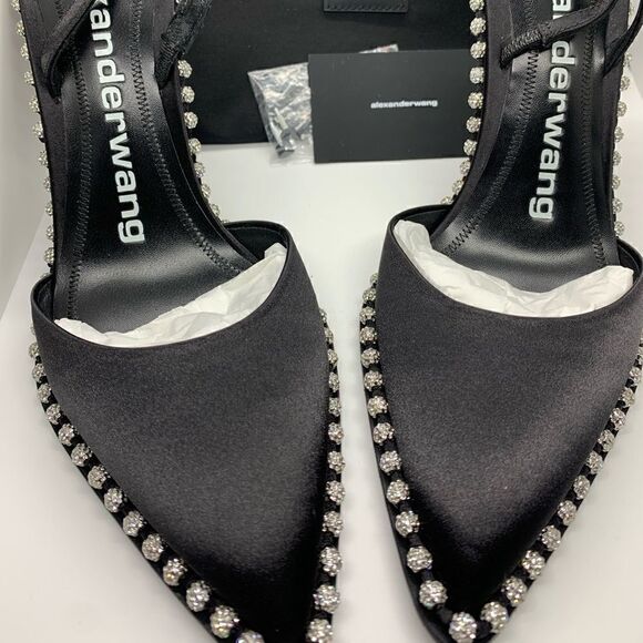 ❤️SOLD❤️Alexander Wang studded Black Slingbacks - Picture 8 of 10